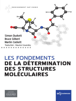 cover image of Les fondements de la détermination des structures moléculaires